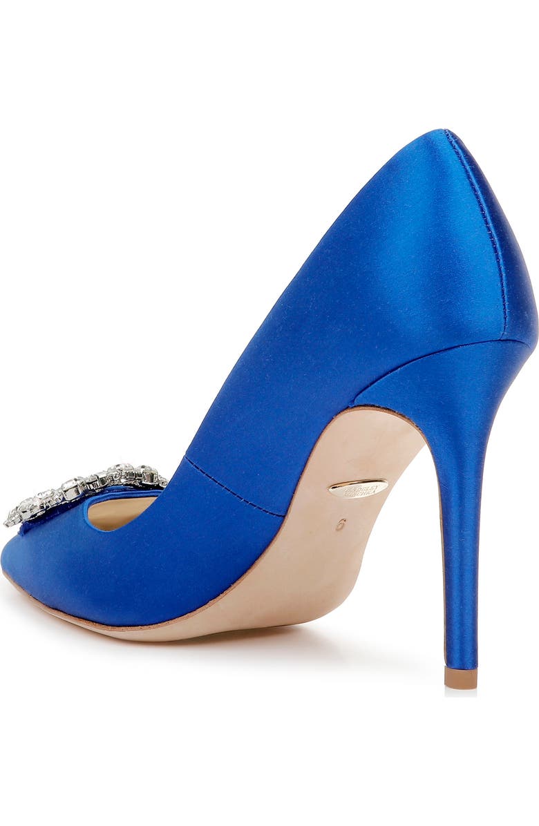 Badgley Mischka Collection Cher Crystal Embellished Pump, Alternate, color, Electric Blue
