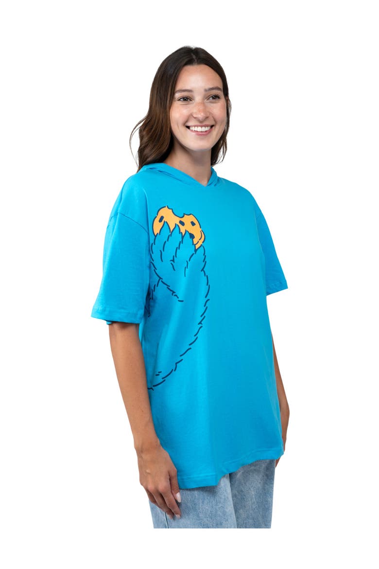 Hooded T-Shirt, Alternate, color, Classic Cookie Blue