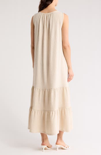 Sleeveless Split Maxi Dress