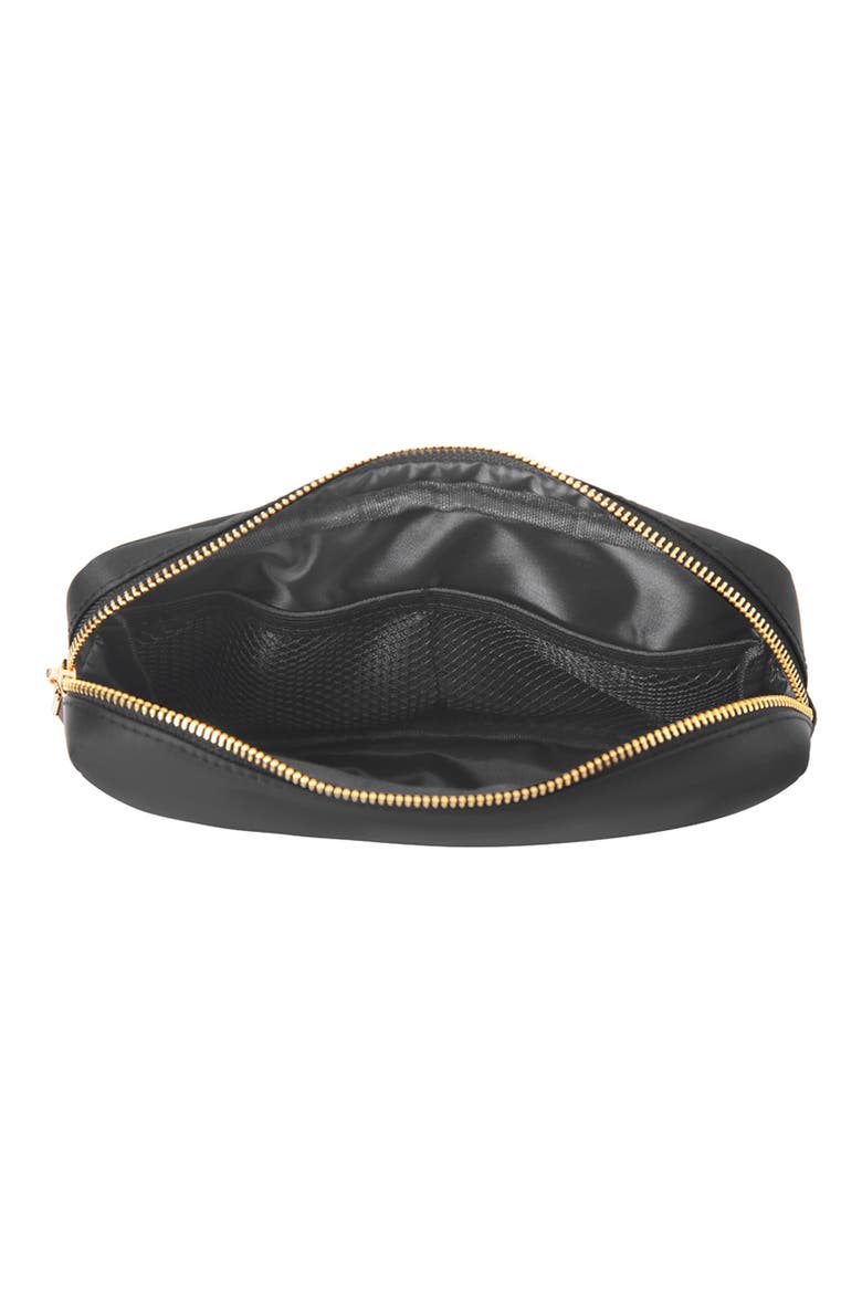Medium Pill Cosmetics Bag, Alternate, color, BLACK