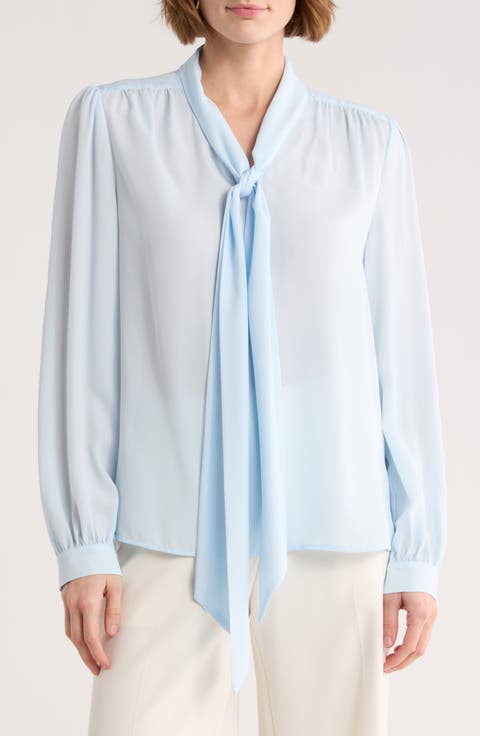 Tie Neck Georgette Top