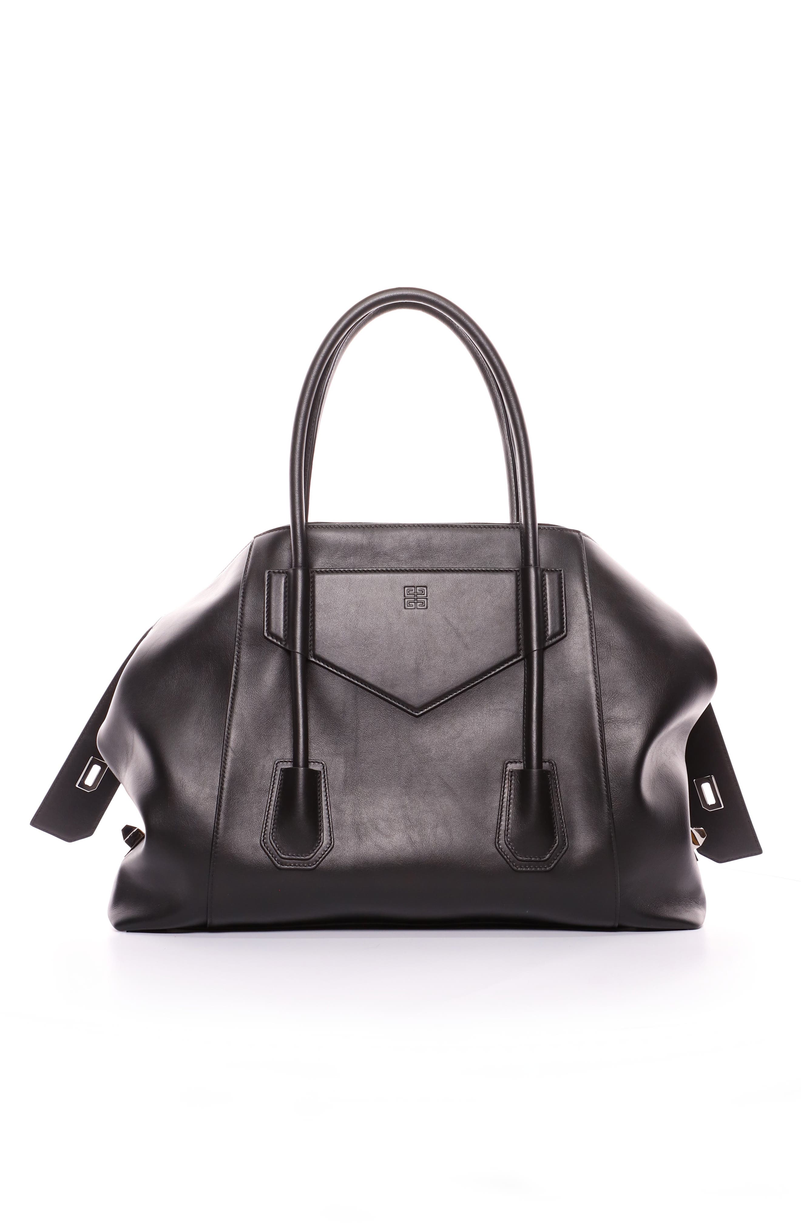 Givenchy Medium Antigona Lock Leather Tote, Alternate, color, 