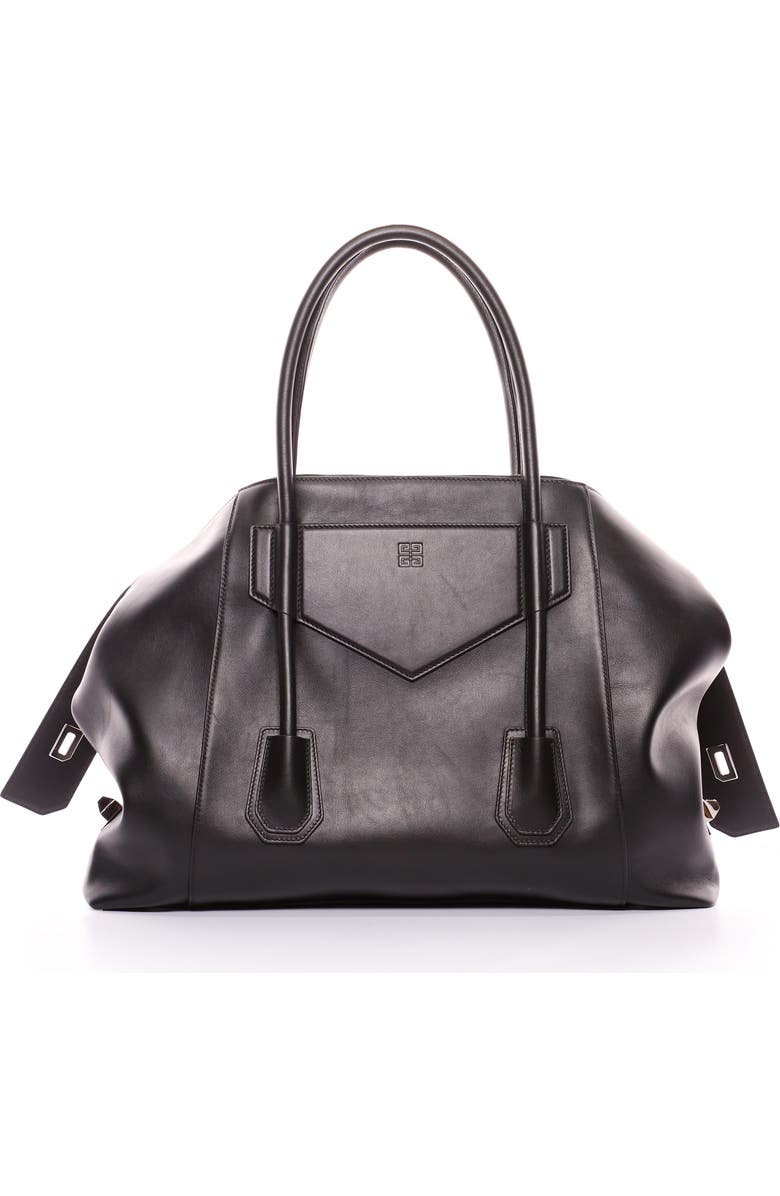 Givenchy Medium Antigona Lock Leather Tote, Alternate, color,