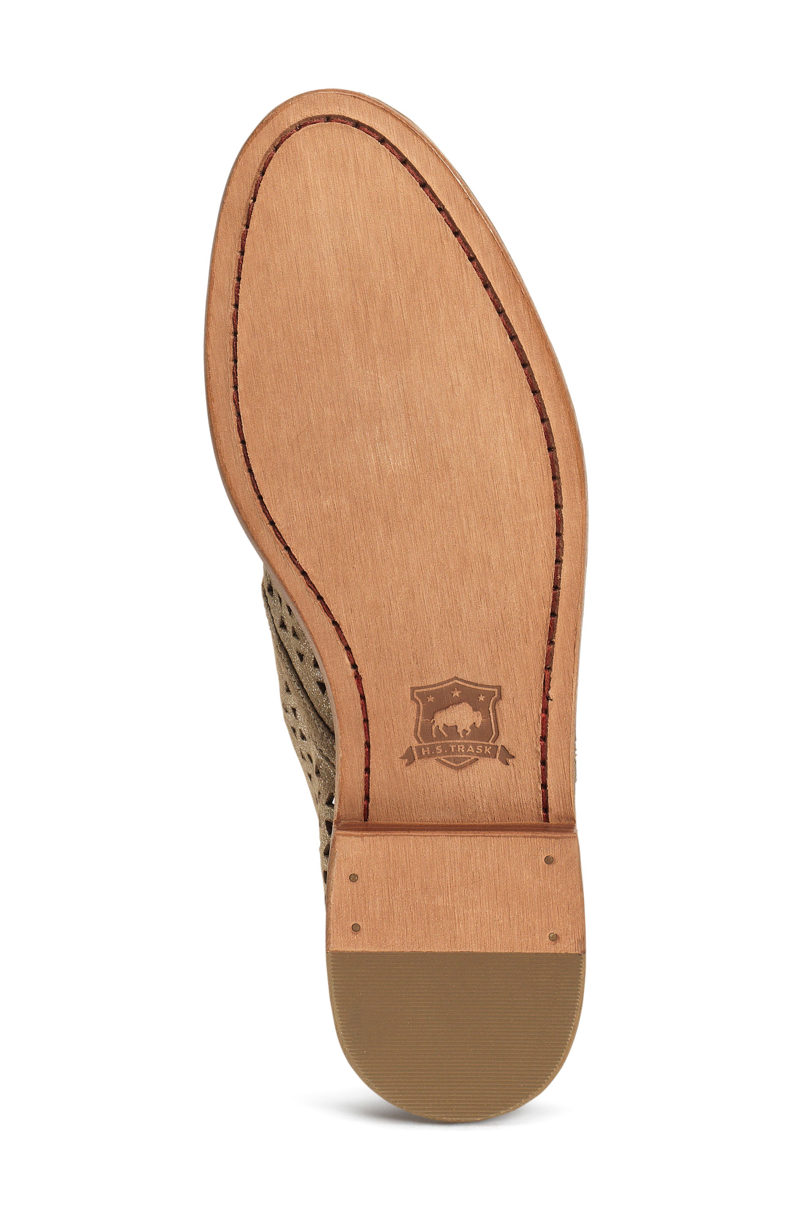 Ali Perforated Loafer, Alternate, color, TAUPE SUEDE
