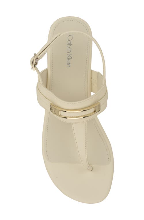 Calvin Klein Bettia Slingback Sandal In White