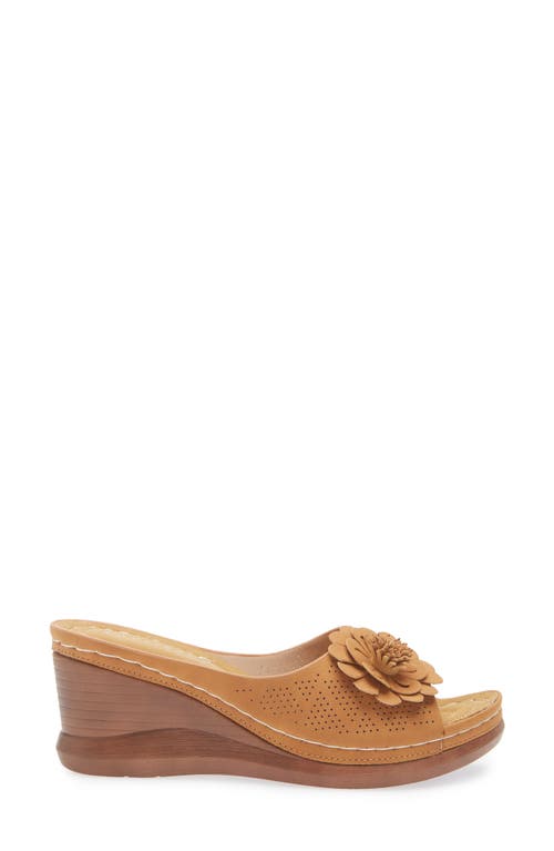 Shop Extreme By Eddie Marc Flower Wedge Slide Sandal