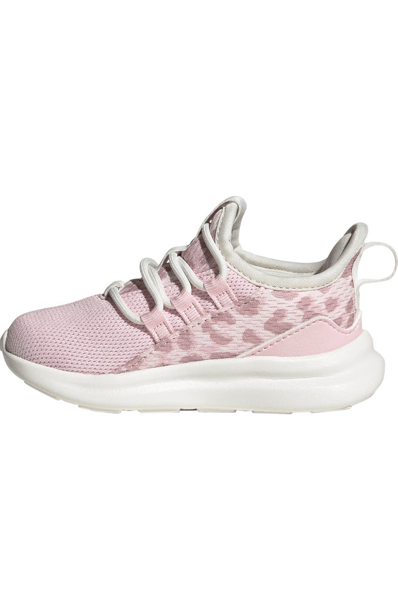 adidas Kids' Lite Racer Adapt 8.0 Sneaker, Alternate, color, White/ Pink/ Clear Pink