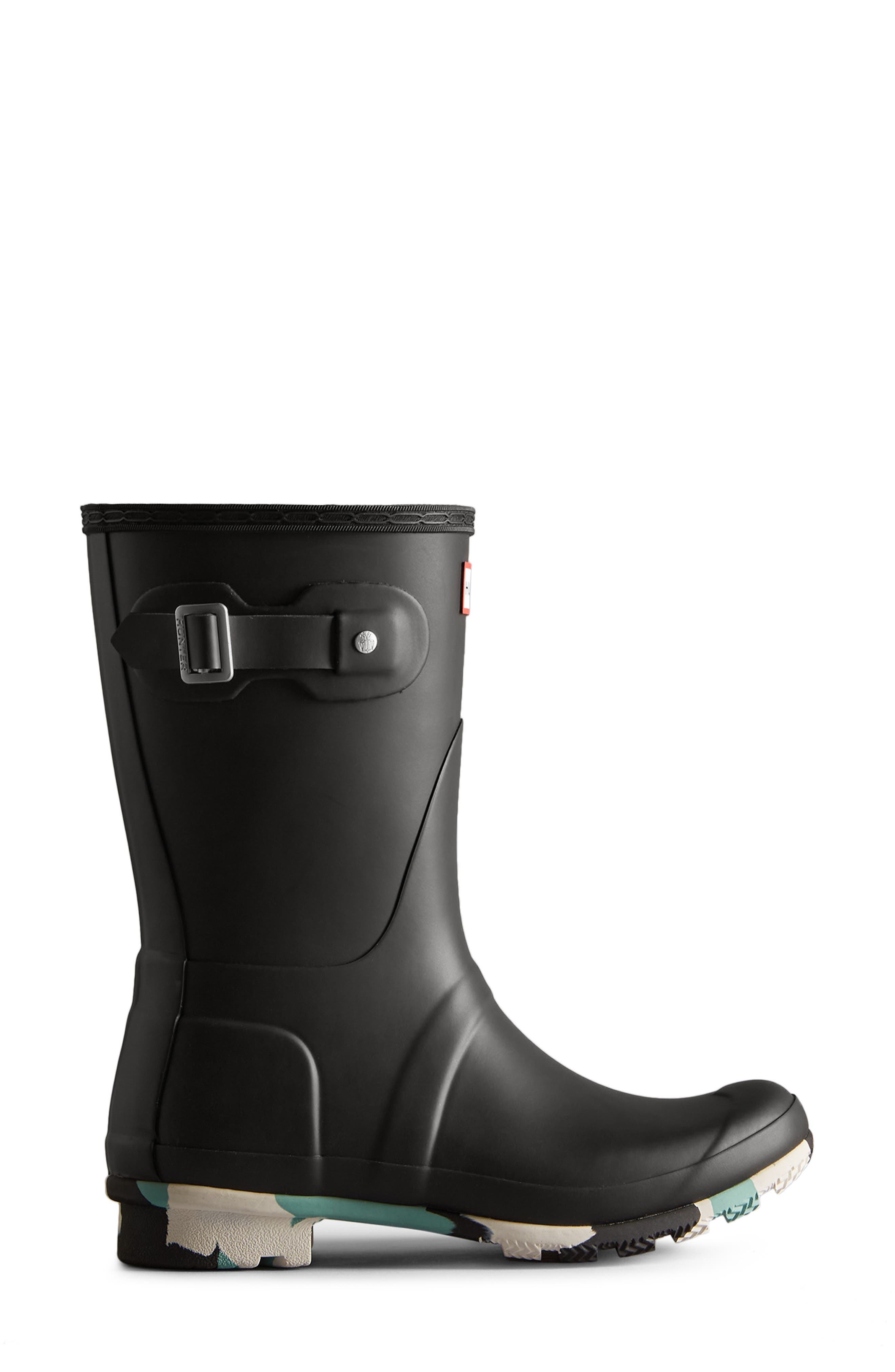 Hunter Original Short Colour Splash Waterproof Rain Boot, Alternate, color, 