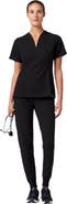 JAANUU Calix Women's 2-Pocket Tailored V-Neck Scrub Top