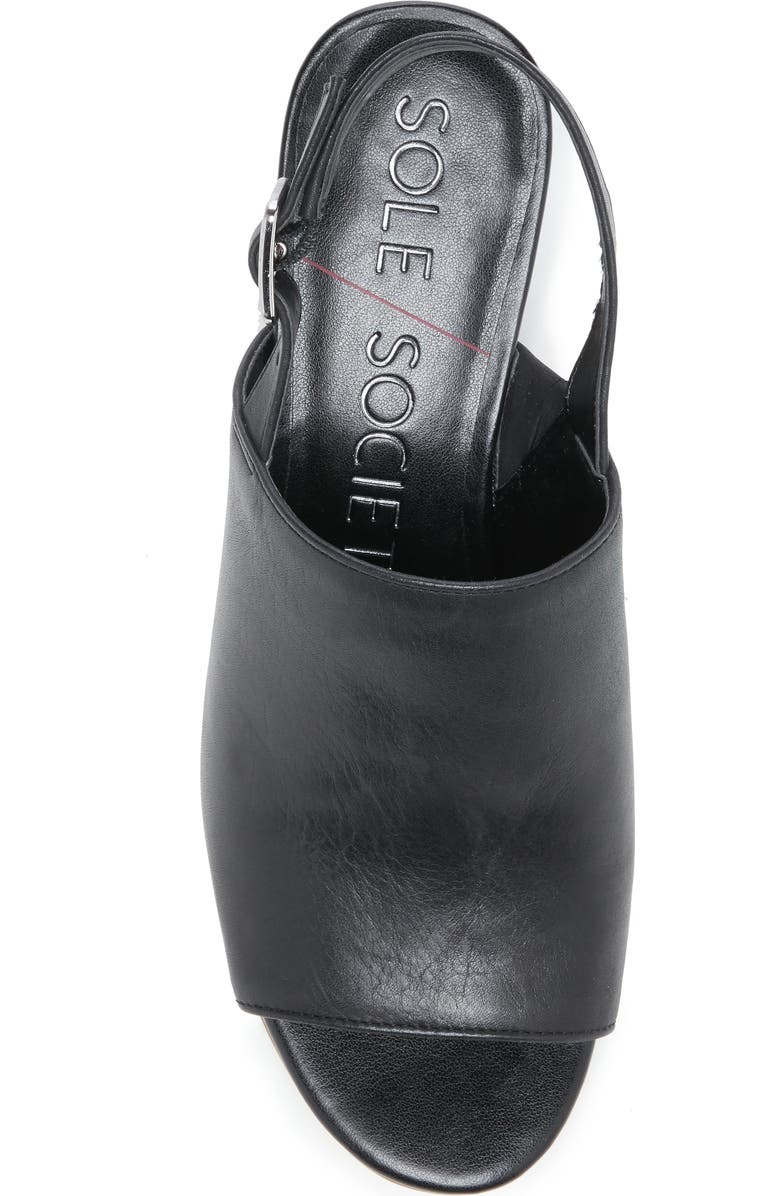 Sole Society Shawde Genuine Calf Hair Slingback Sandal, Alternate, color,