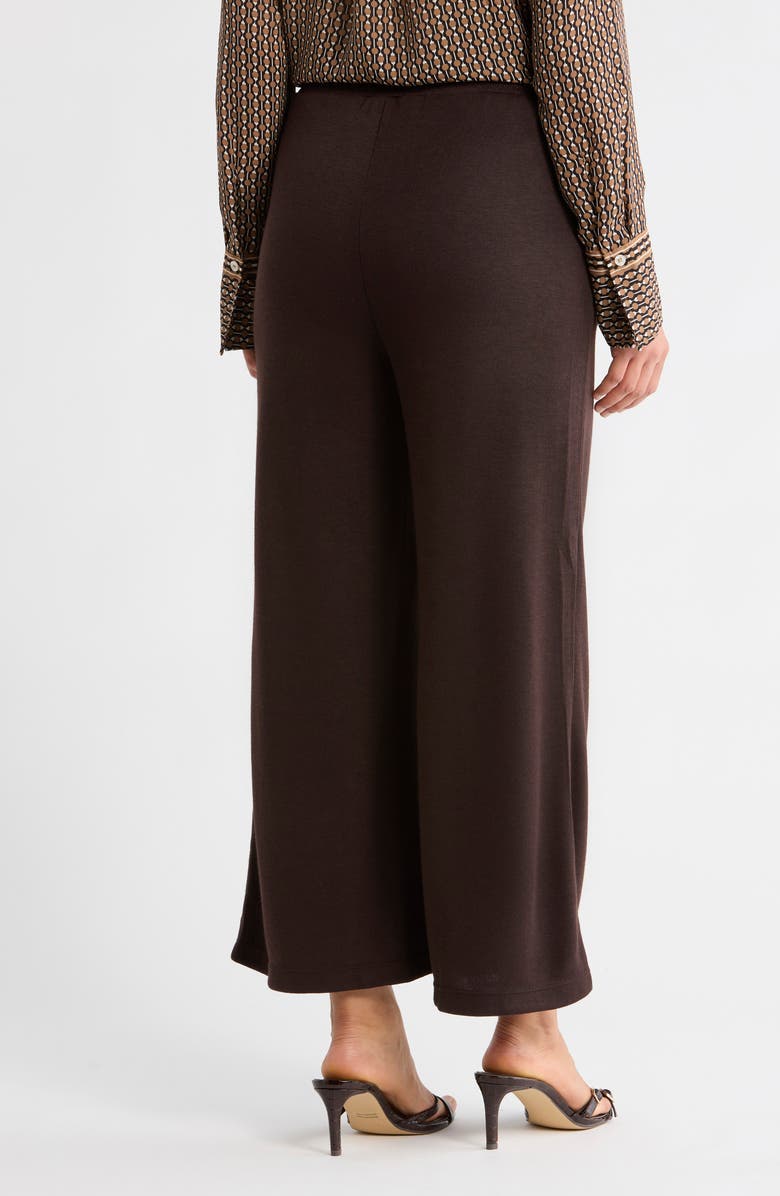 MAX STUDIO Crop Drawstring Pants, Alternate, color, Chocolate