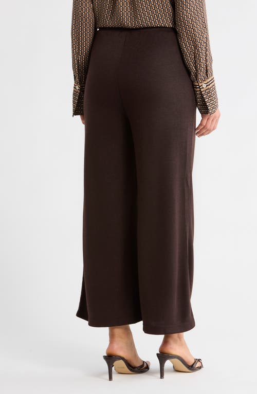 Max Studio Crop Drawstring Pants In Brown