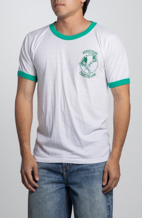 Vintage Stevenson Cross Country Ringer Tee