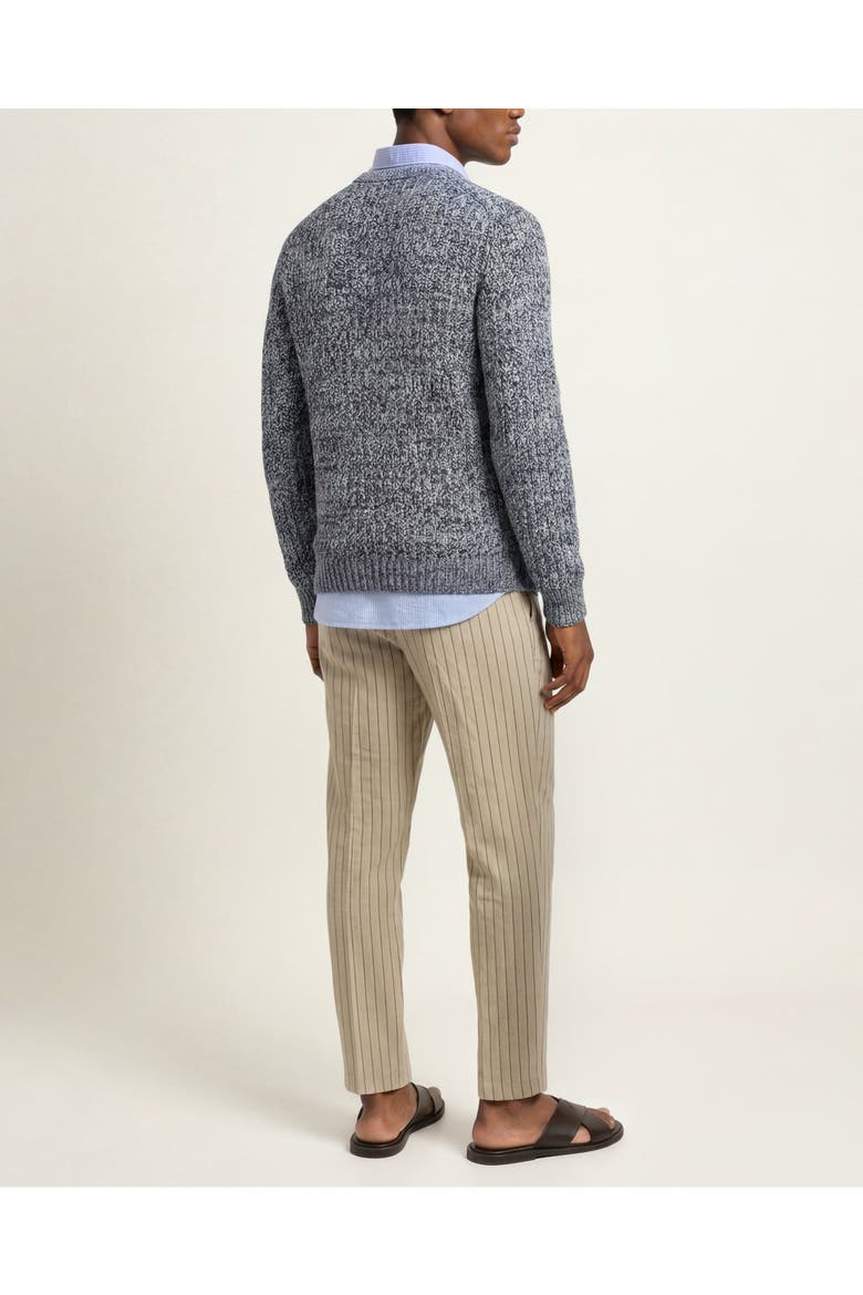 Gideon Organic Cotton Classic Fit Jumper, Alternate, color, NIGHT IRIS MIX