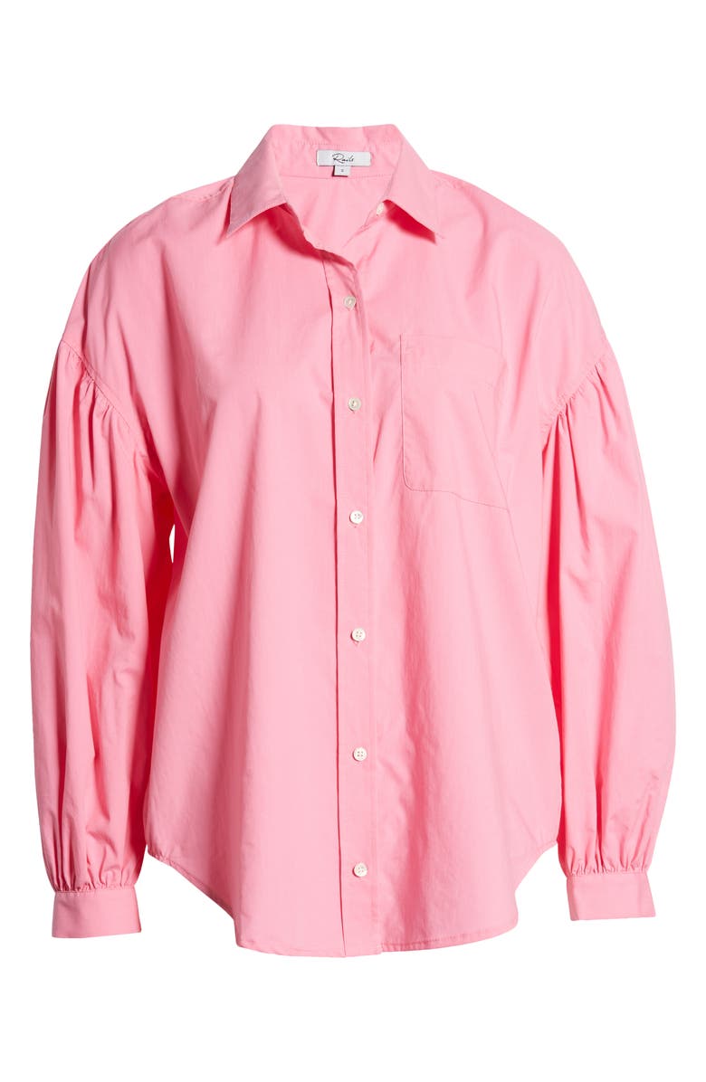 Rails Janae Balloon Sleeve Cotton Blend Shirt, Alternate, color, 