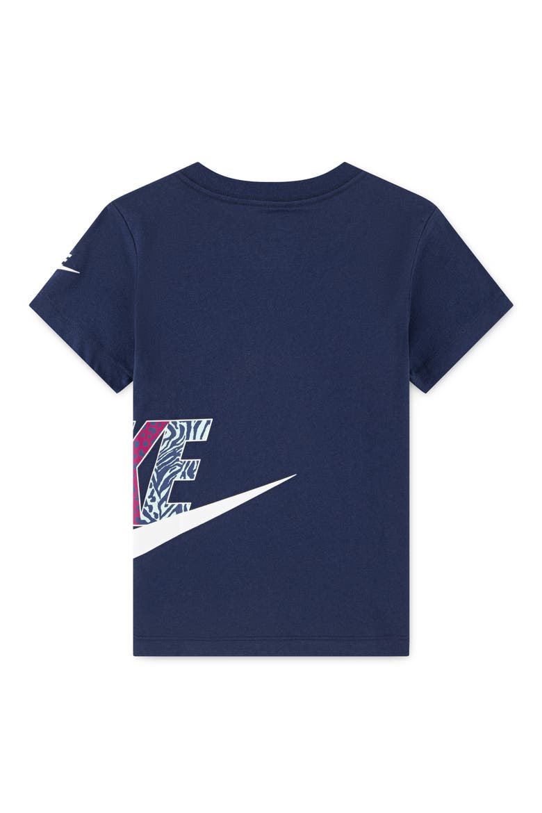 Kids' Wild Warmth Cotton Graphic T-Shirt, Alternate, color, MIDNIGHT NAVY