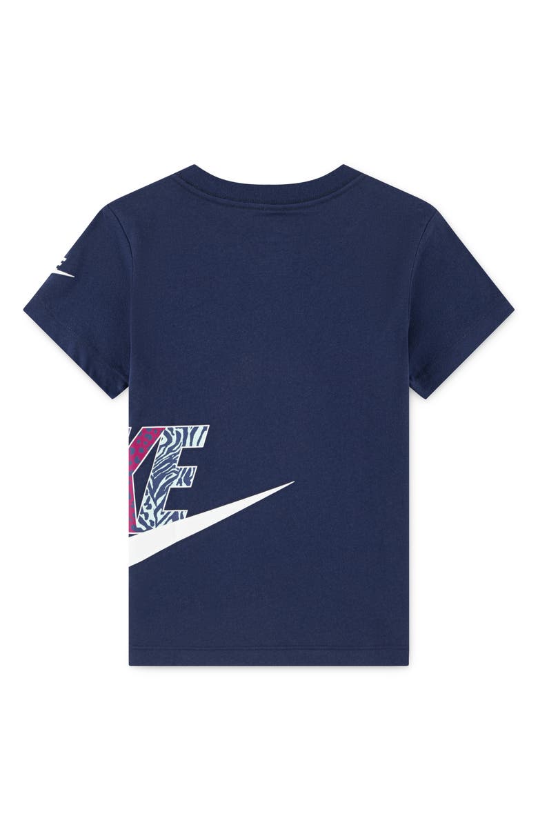 Nike Kids' Wild Warmth Cotton Graphic T-Shirt, Alternate, color, Midnight Navy