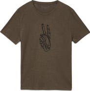 John Varvatos Peace Linen Blend T-Shirt