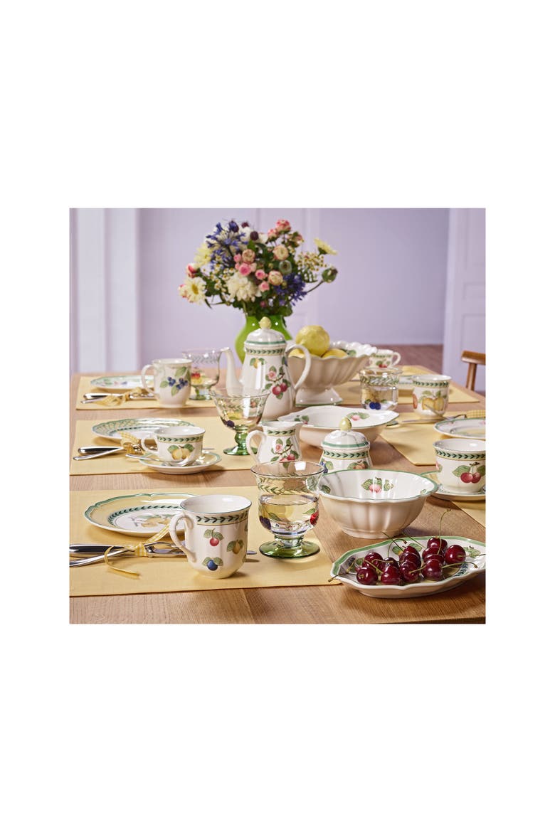 French Garden Fleurence Pickle Dish/Gravy Stand, Alternate, color, white