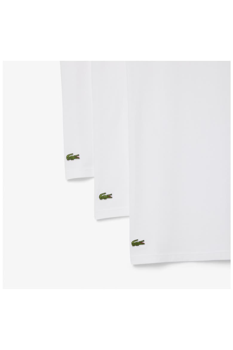 3-Pack Cotton Crewneck T-Shirts, Alternate, color, WHITE