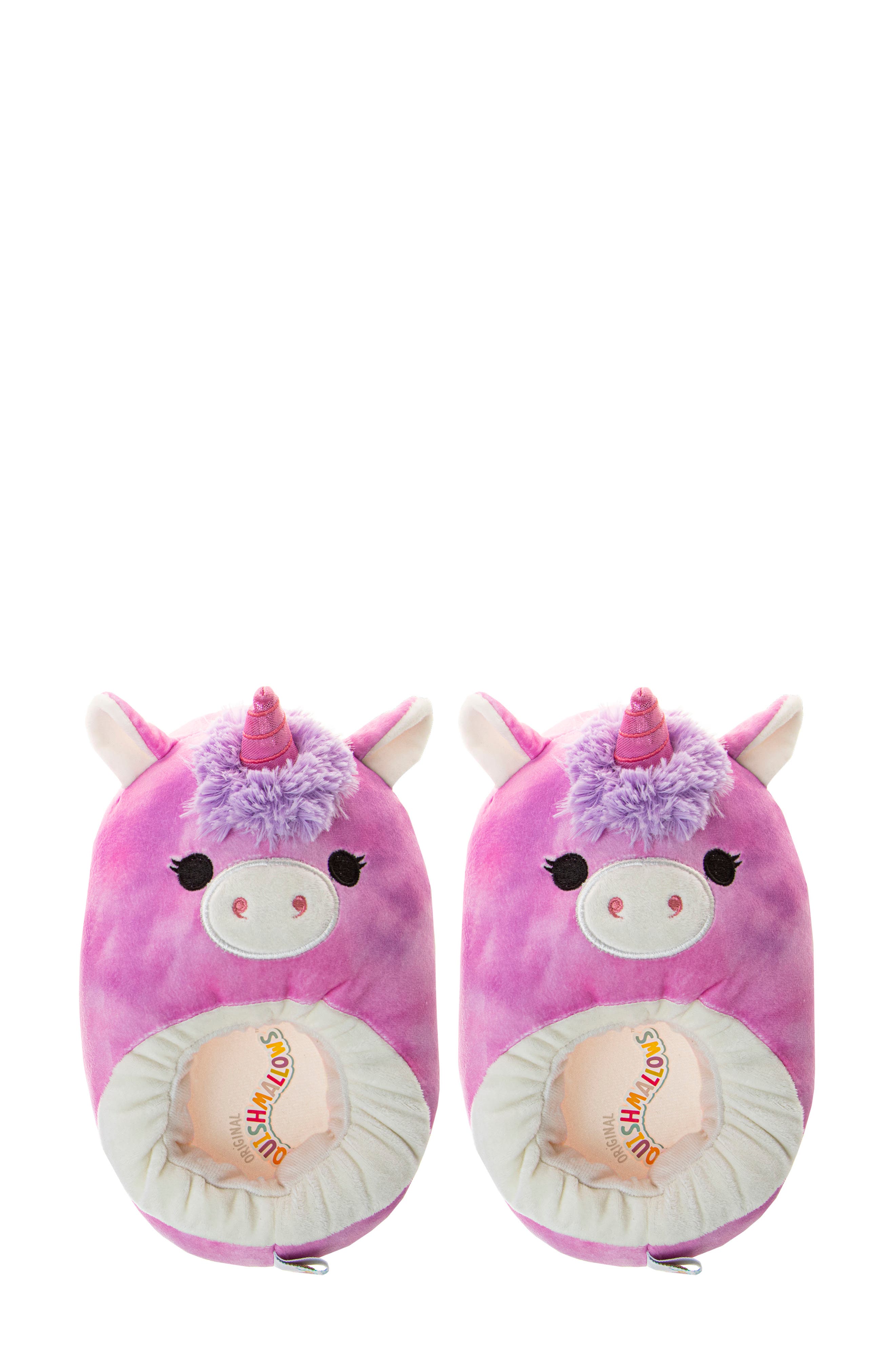 JOSMO x Squishmallows Lola The Unicorn Slipper, Main, color, 