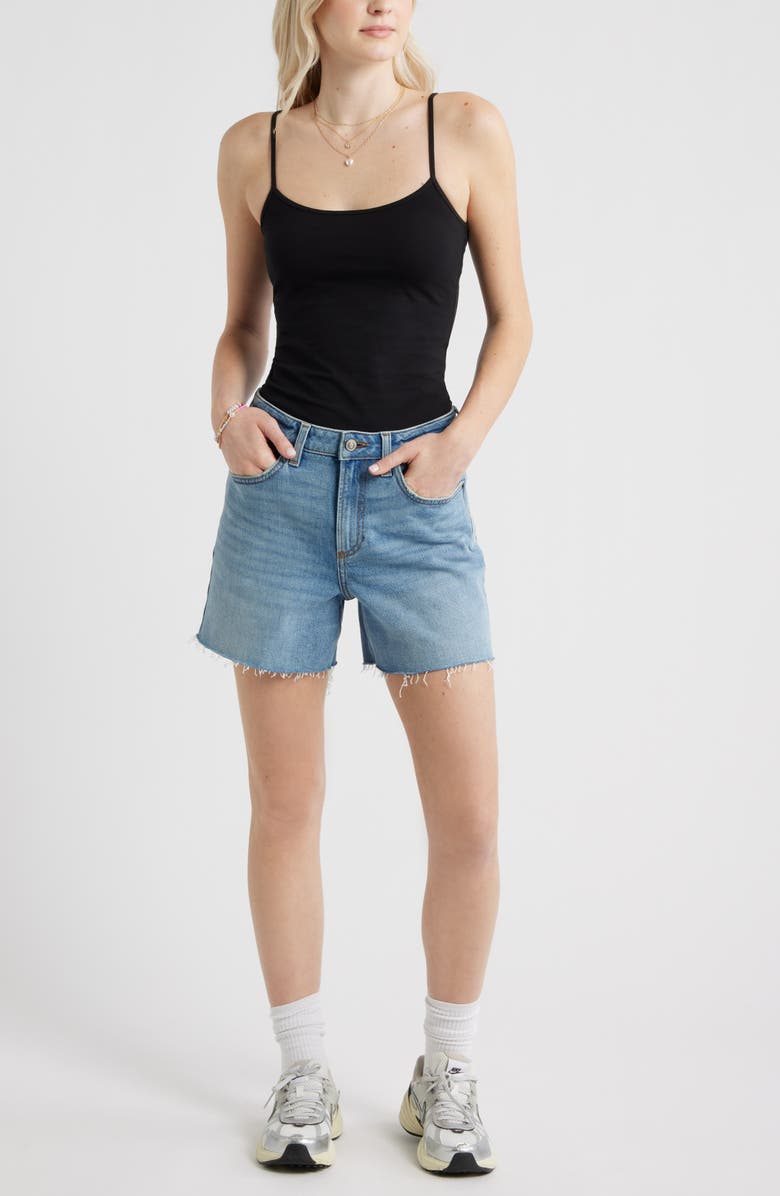 BP. Core Stretch Cotton Camisole, Alternate, color, Black