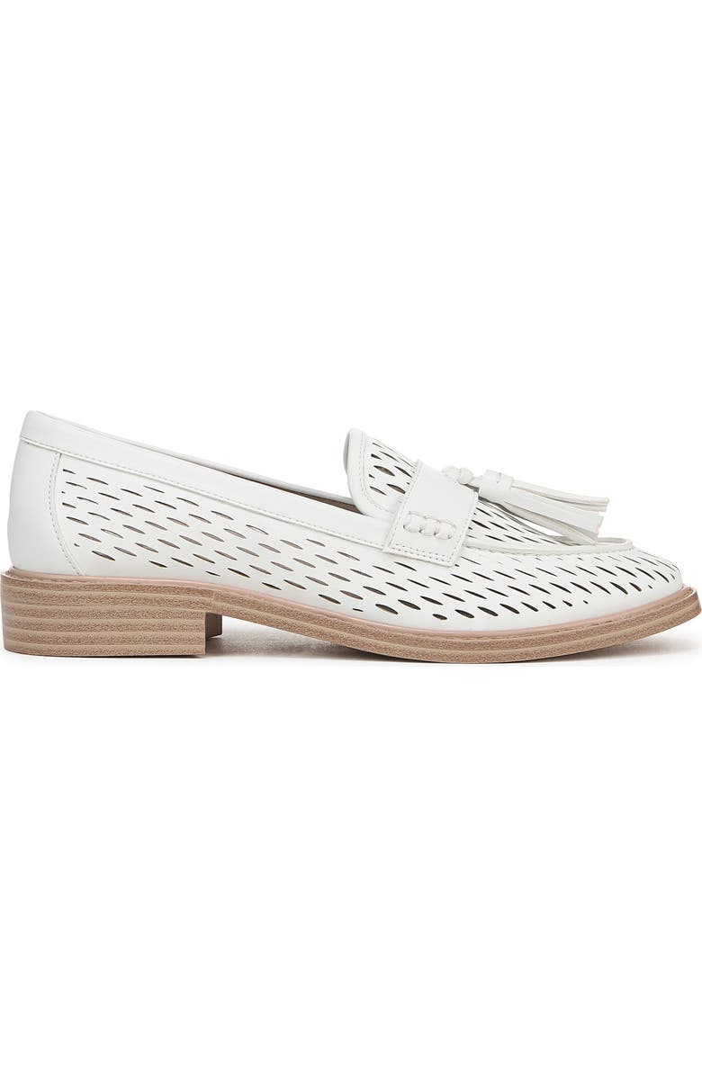 Franco Sarto Carolyn Low Tassel Loafer, Alternate, color, White