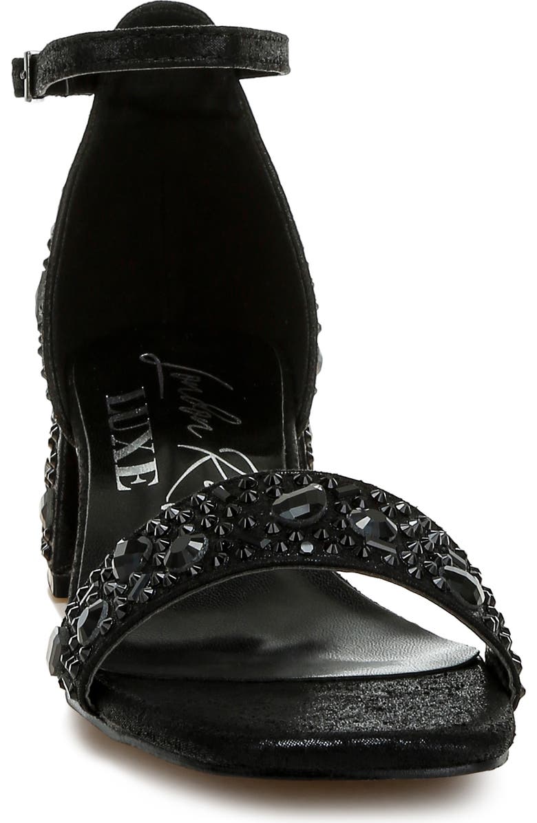 LONDON RAG Nocturnal Sandal, Alternate, color, Black