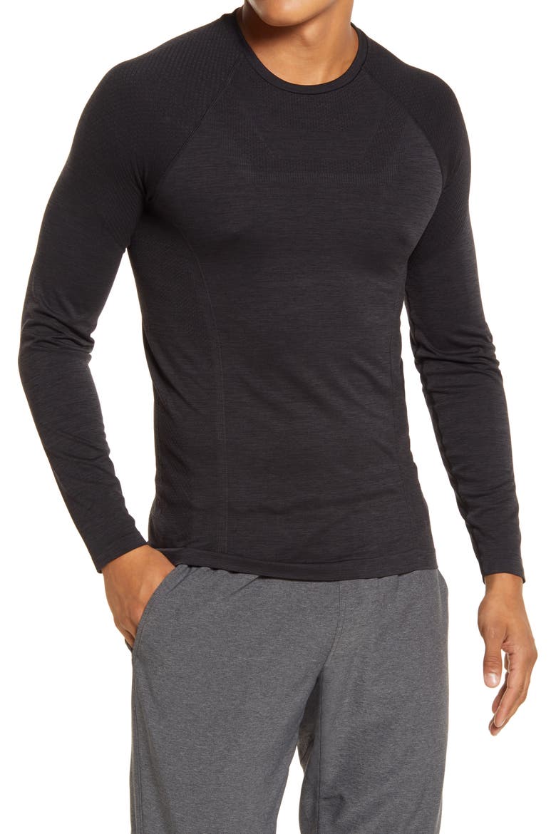 Conquer Performance T-Shirt, Main, color, BLACK
