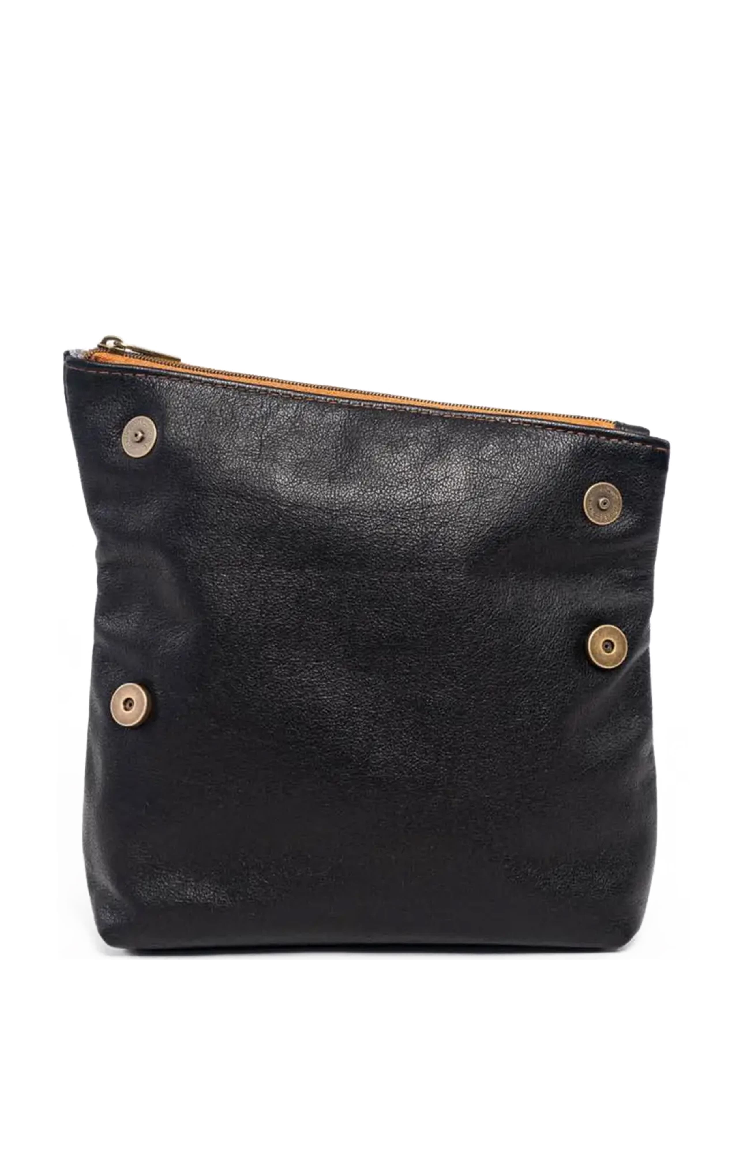 Asymmetric Makeup Bag, Alternate, color, Black