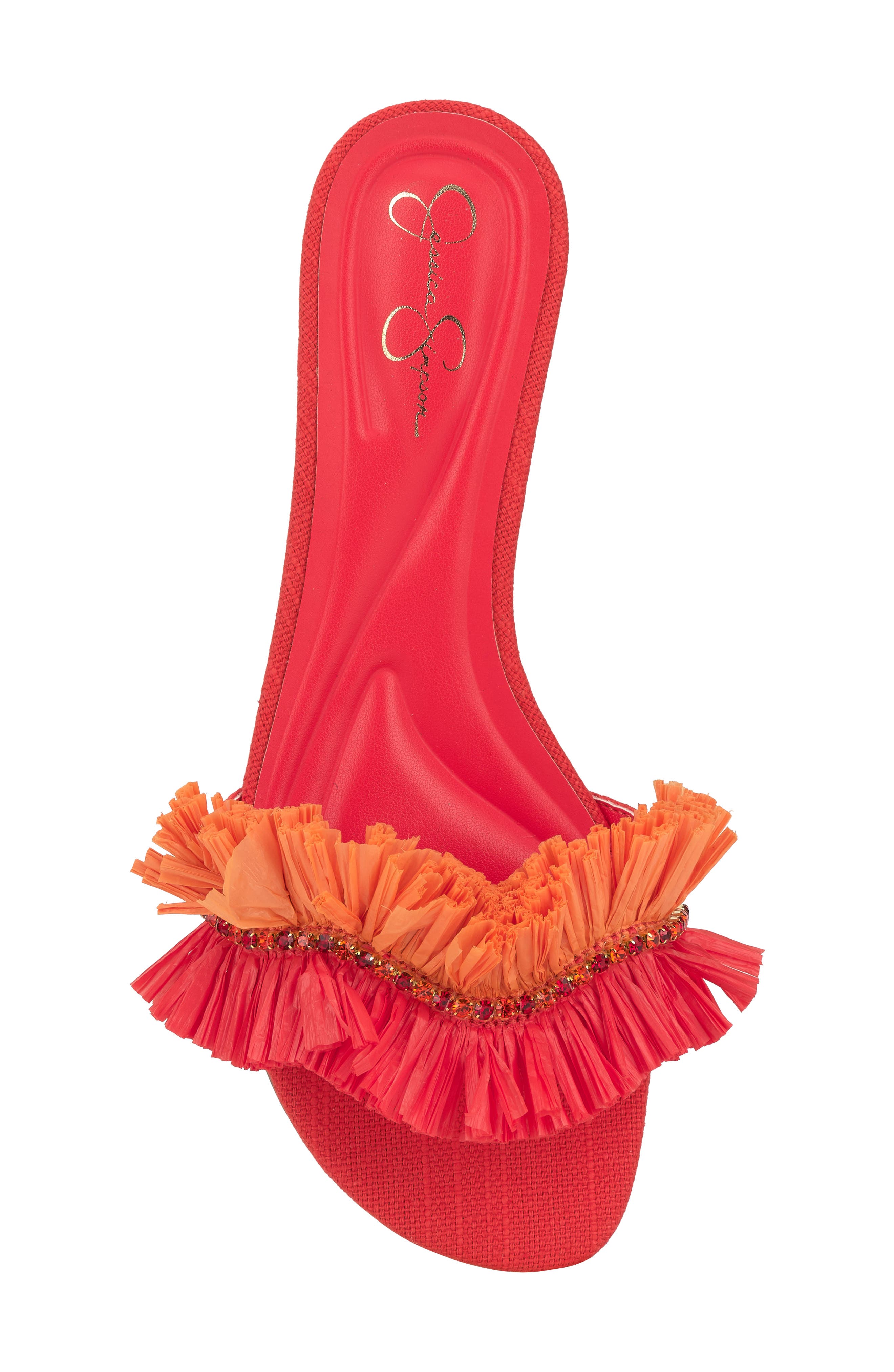 Danive Slide Sandal, Alternate, color, ORANGE 01