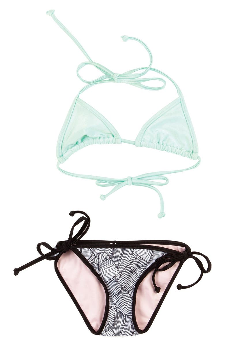 Bowie x James 'Welcome to the Jungle' Two-Piece Triangle Swimsuit, Main, color,