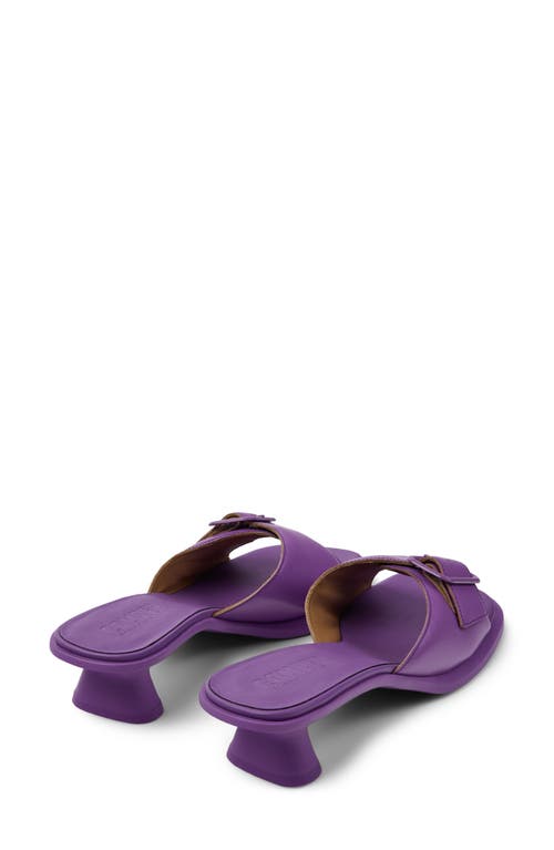 Camper Dina Slide Sandal In Bright Purple