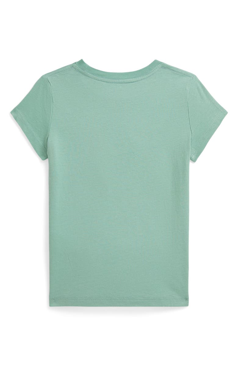 Polo Ralph Lauren Kids' Puppy Cotton Graphic T-Shirt, Alternate, color, Celadon