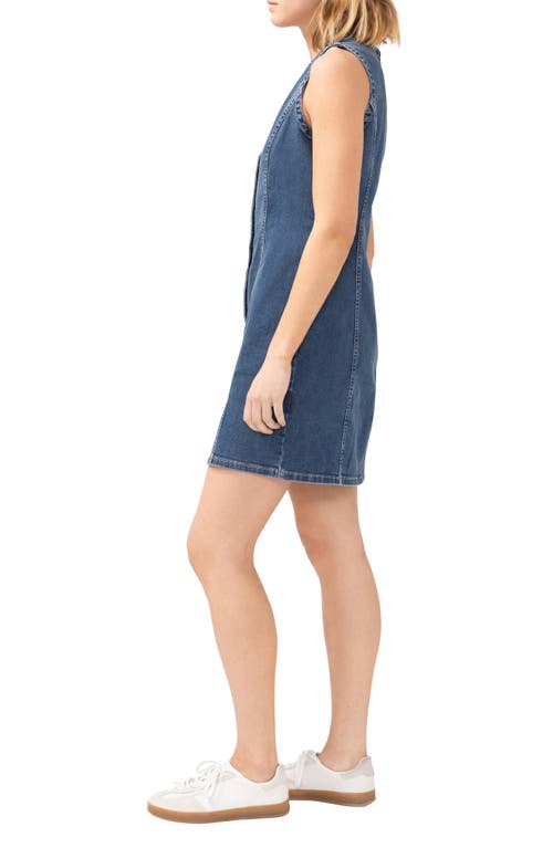 SILVER JEANS CO. SILVER JEANS CO. SLEEVELESS DENIM MINIDRESS