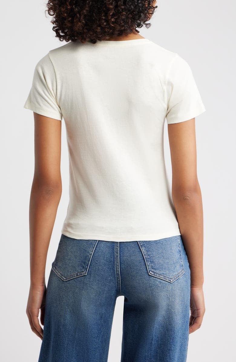 GOLDEN HOUR Kewpie<sup>®</sup> Christmas Tree Cotton Graphic T-Shirt, Alternate, color, Marshmallow