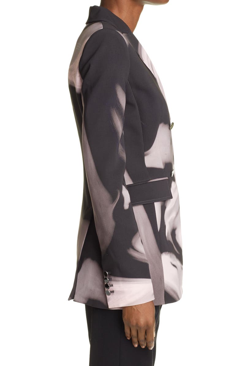 Off-White Liquid Melt Double Breasted Jacket, Alternate, color,