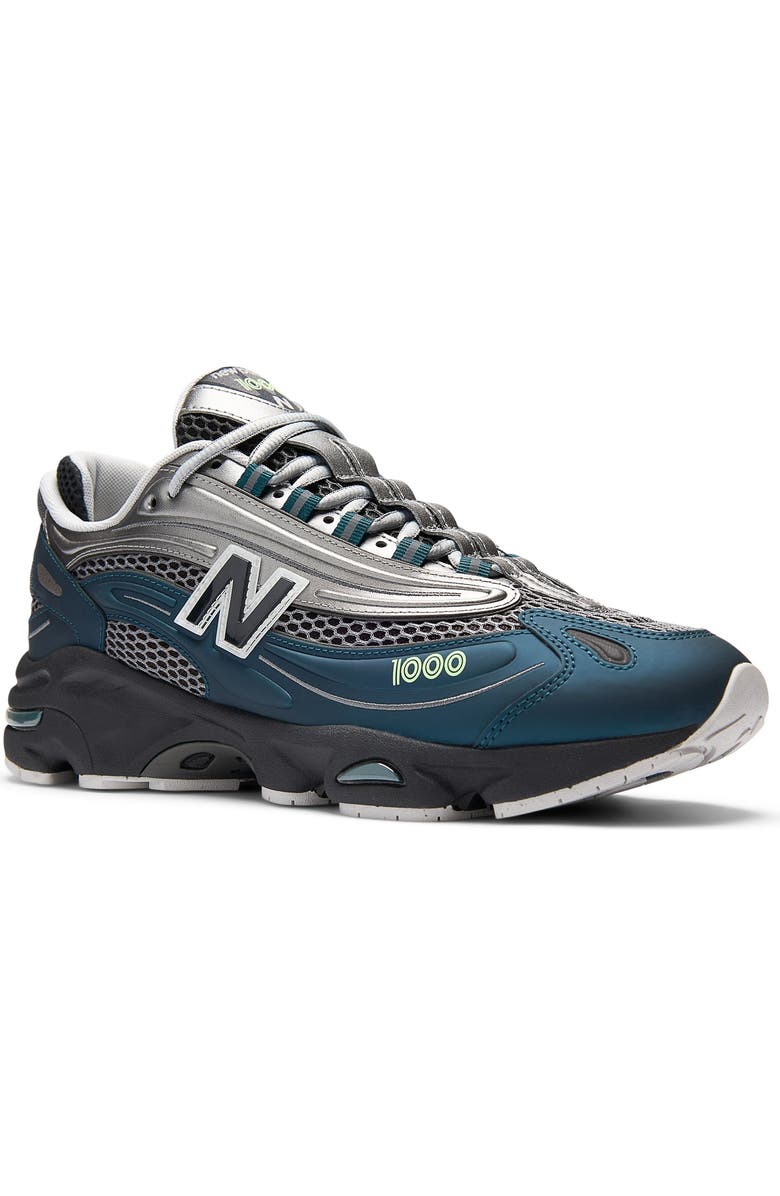 New Balance Gender Inclusive 1000 Sneaker, Main, color, Deep Ocean/ Dk Silver Metallic