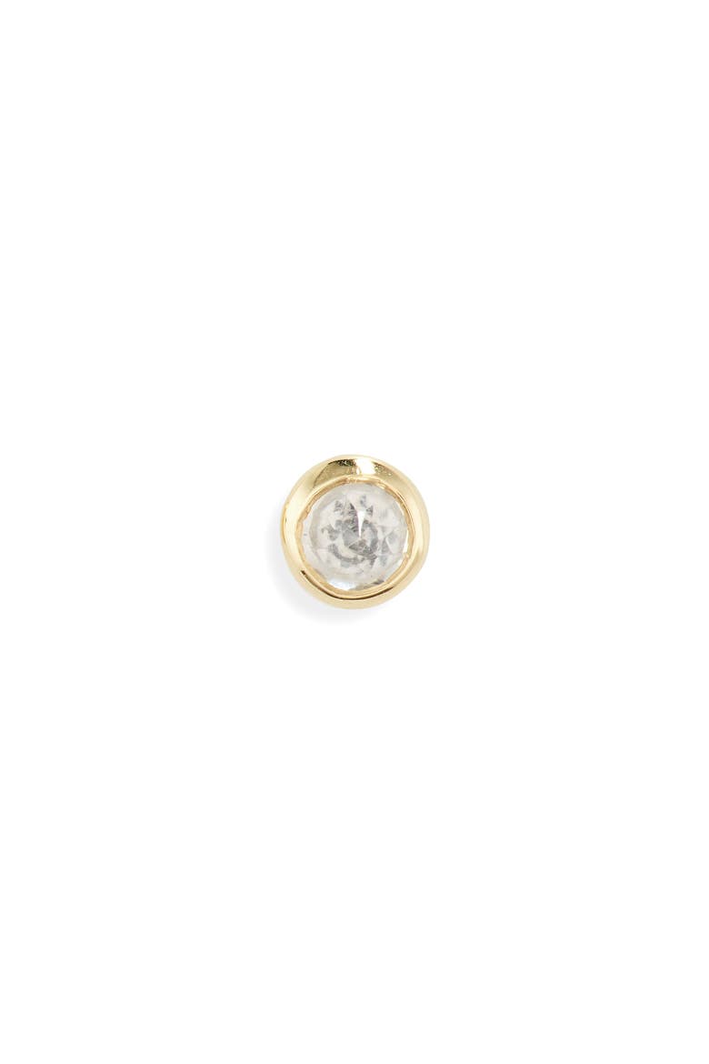 MV Siren™ Mini Crystal Single Stud, Alternate, color, GOLD
