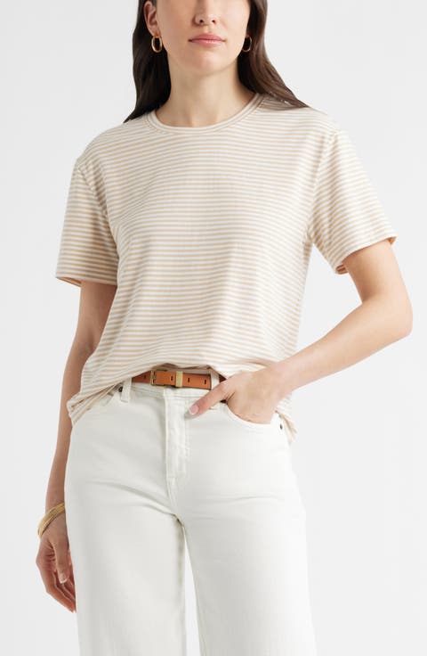 Stripe Crop T-Shirt