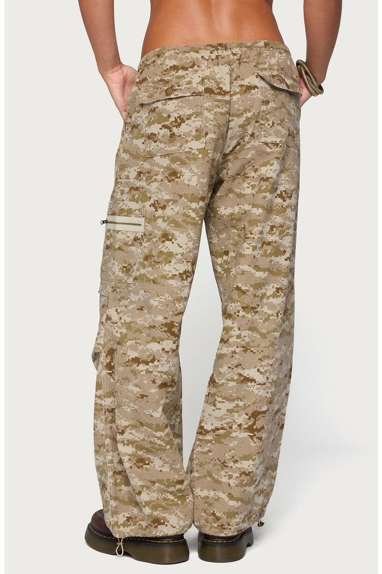 Demey Camo Baggy Pants, Alternate, color, BEIGE