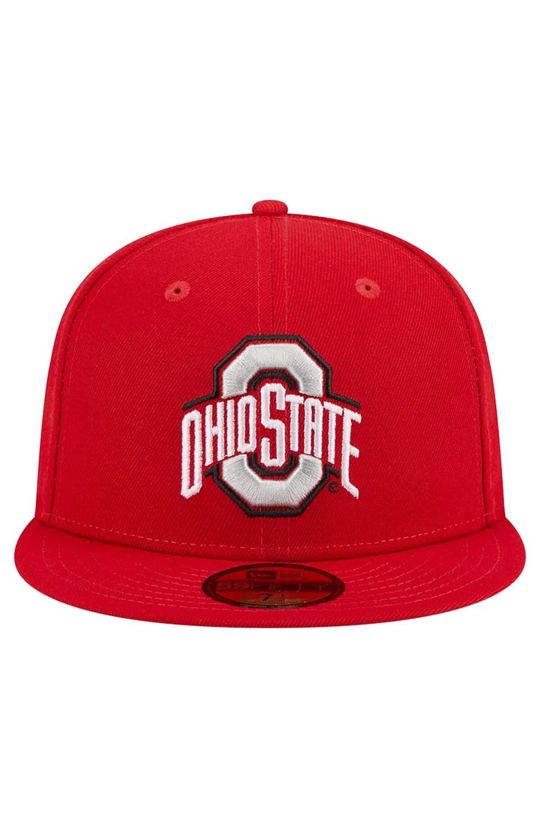 New Era Men's New Era Scarlet Ohio State Buckeyes 59FIFTY Fitted Hat, Alternate, color, 