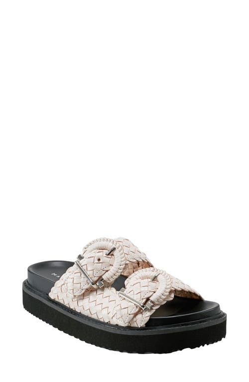 Marc Fisher Ltd Auggie Two Strap Sandal In White