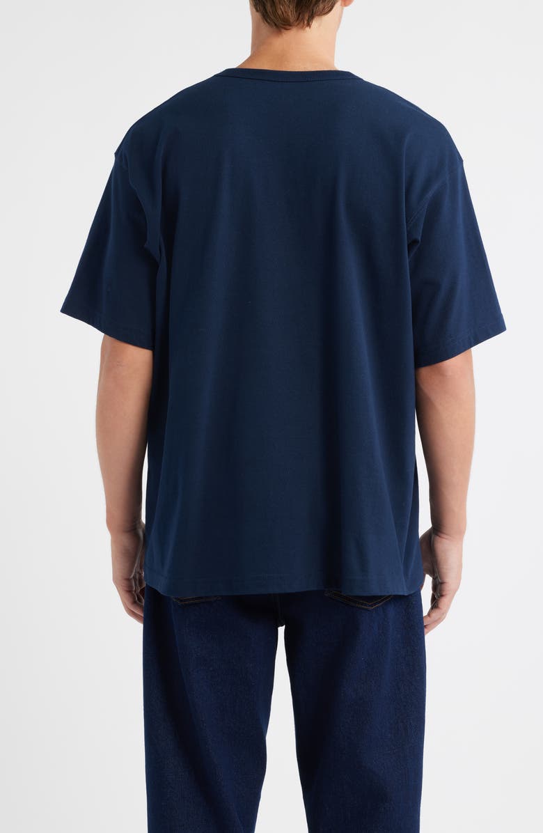 EDWIN Oversize Heavyweight Cotton T-Shirt, Alternate, color, Navy