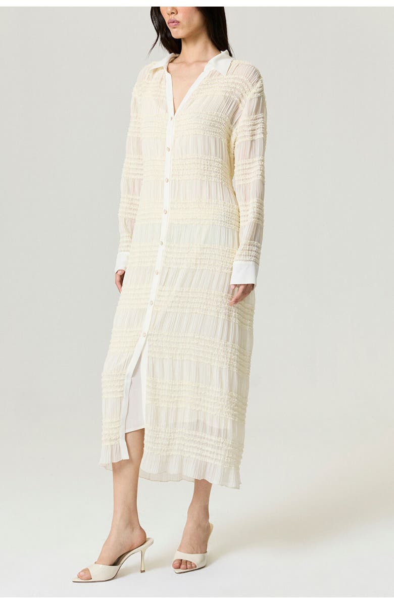 Nocturne Ruffle Detailed Maxi Dress, Alternate, color, Ivory