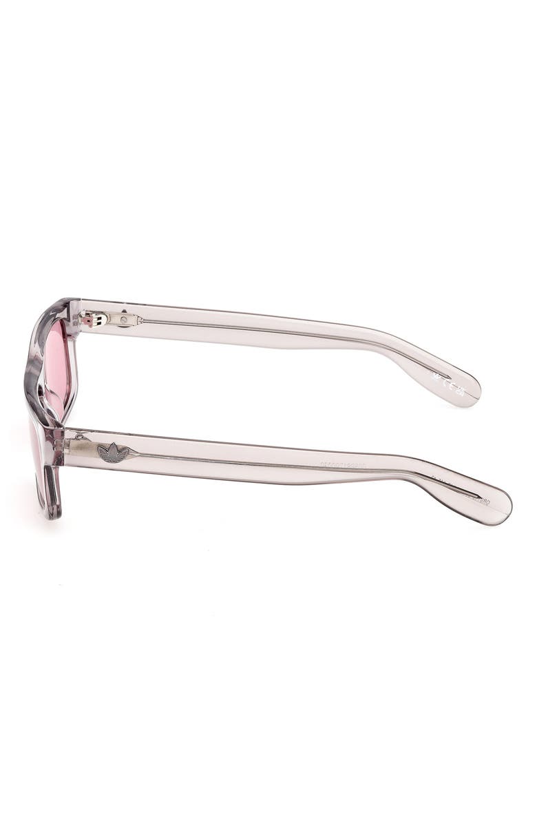adidas Rectangular Sunglasses, Alternate, color, Grey/ Other/ Violet