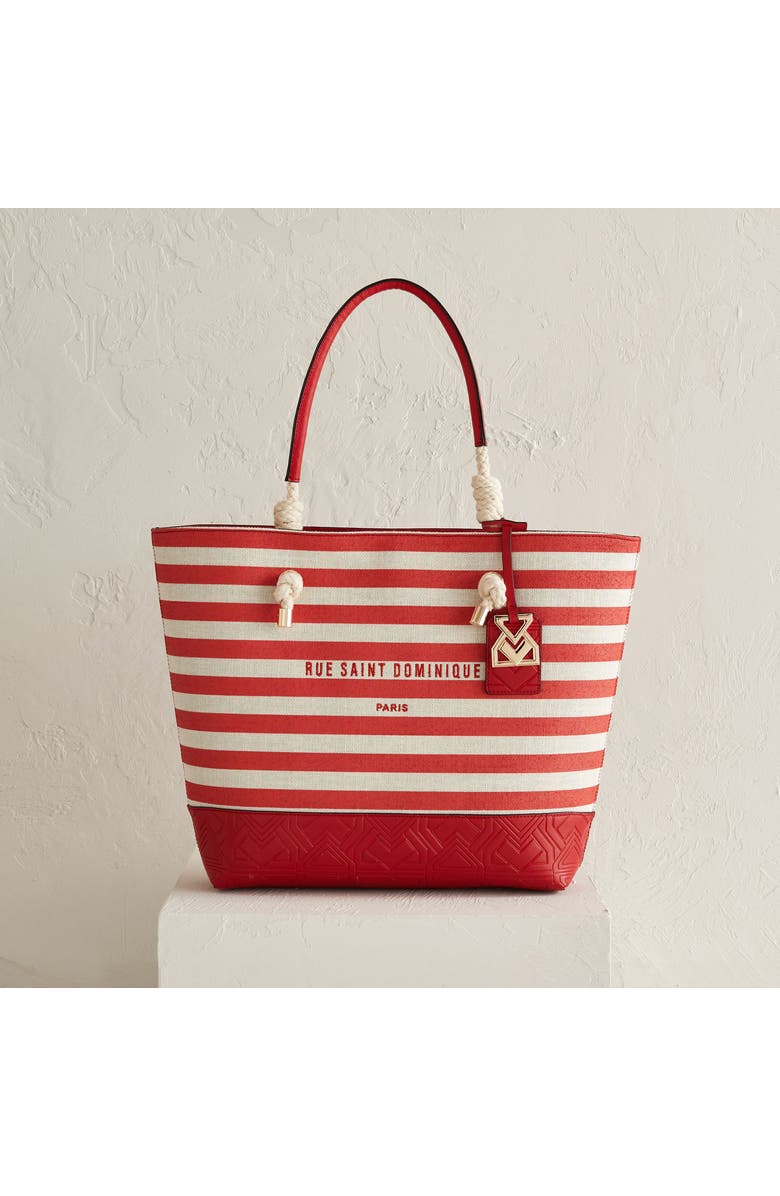 River Island Stripe Shopper Bag, Main, color,