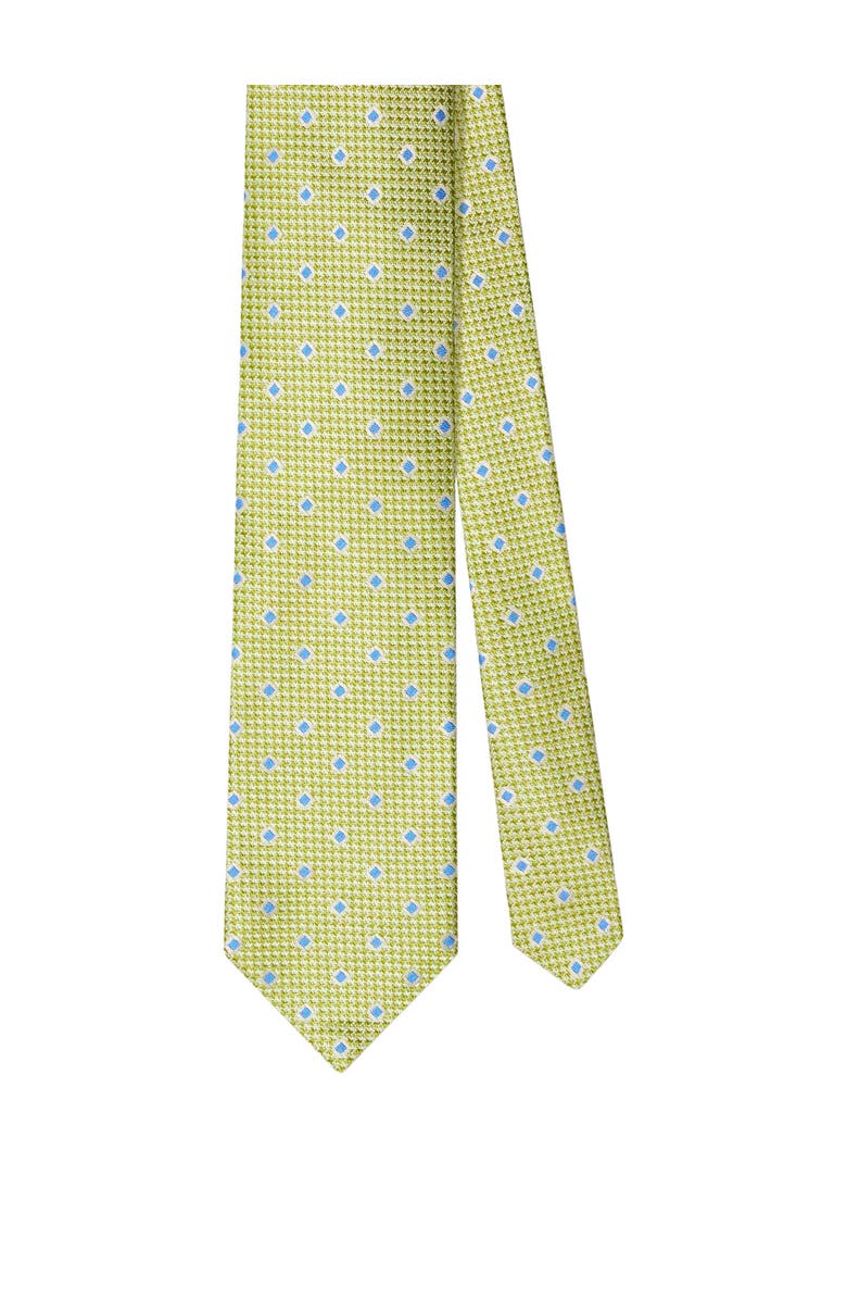 Robert Talbott Robert Square Jacquard Necktie, Main, color, Green