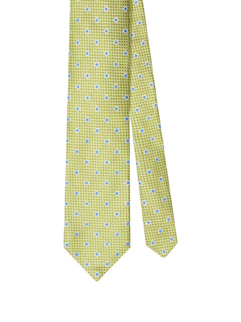 Robert Square Jacquard Necktie