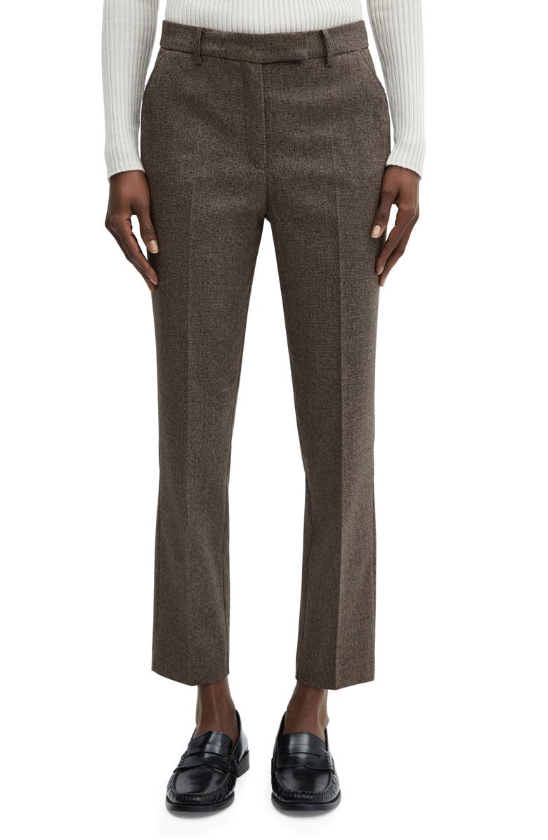 MANGO Ankle Skinny Suit Pants, Main, color, 